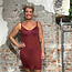 Alkena ALKENA zijden onderjurk slipdress 100% zijde ROOD