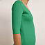 LANIUS basic shirt JOLA GREEN 3/4 mouw biologisch katoen