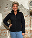 Engel ENGEL wollen Jas vest dames wolfleece ZWART MELANGE