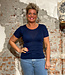 Engel ENGEL Wol zijde dames shirt met korte mouw NAVY wollen ondergoed