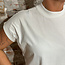 THINKING MU basic t-shirt VOLTA WHITE van biologisch katoen