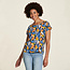 TRANQUILLO Blouse met print LINE PARADISE van ecovero