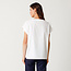 SKFK a-symmetrische blouse ANAIS WHITE biologisch katoen