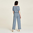 TRANQUILLO off shoulder jumpsuit IKAT biologisch katoen