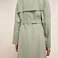 LANIUS trenchcoat jas WASABI biologisch katoen tencel