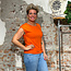 SKFK effen shirt ATALIA SUNSET van modal