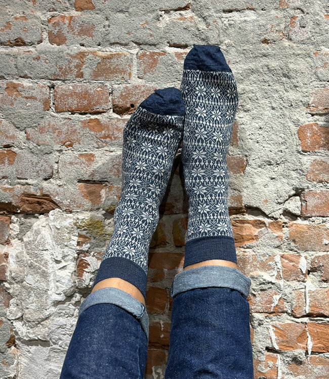 HIRSCH NATUR wollen Noorse DUNNE sokken JEANS WIT 156 80