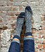 HIRSCH NATUR wollen Noorse DUNNE sokken JEANS WIT 156 80