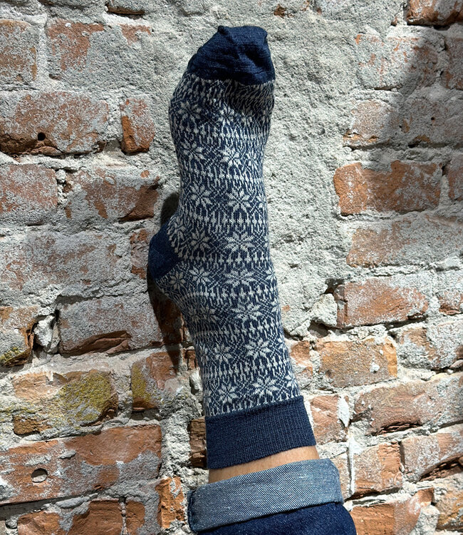 HIRSCH NATUR wollen Noorse DUNNE sokken JEANS WIT 156 80