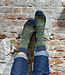 Hirsch Natur Hirsch Natur Noorse wollen sokken JEANS GROEN 030 189