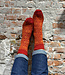 Hirsch Natur Hirsch Natur Noorse wollen sokken ROOD ORANJE 030 57