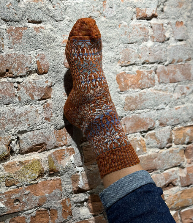 HIRSCH Noorse pure wollen sokken 030 56 AUTUMN