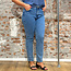 Cropped Mom jeans IRIS LIGHT BLUE van biologisch katoen KCA