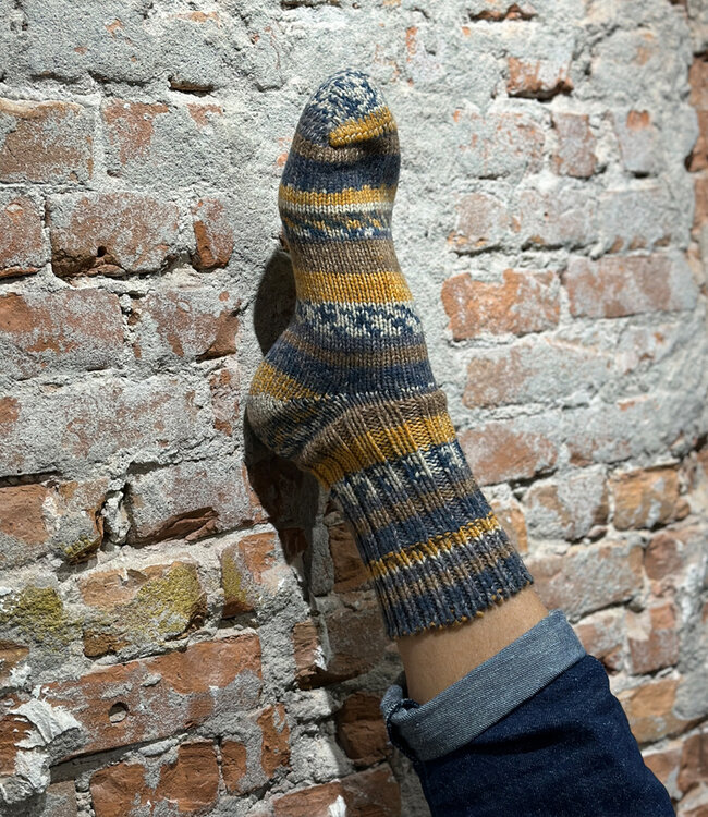 HIRSCH dikke wollen sokken 198 01 RETRO