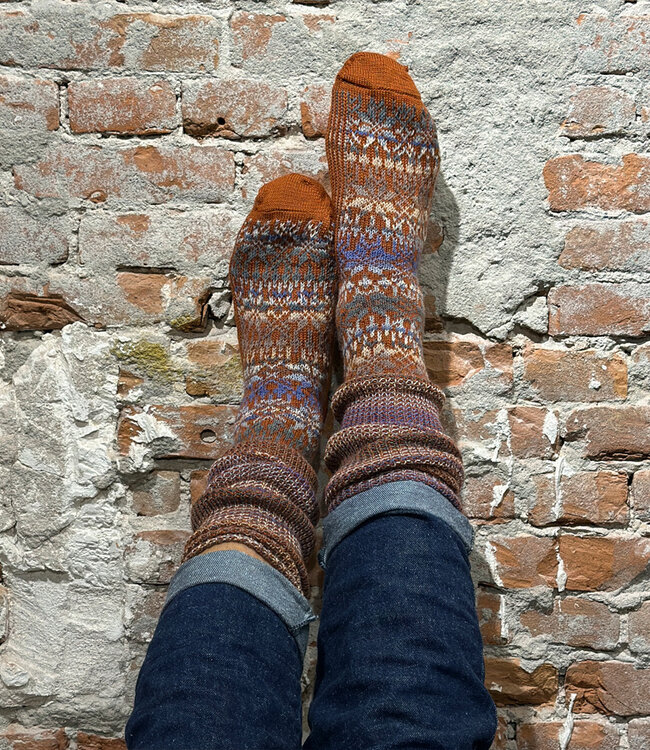 HIRSCH NATUR wollen Noorse KNIEKOUSEN AUTUMN 430 56