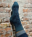 Hirsch Natur Noorse wollen sokken PETROL BLAUW 030 180