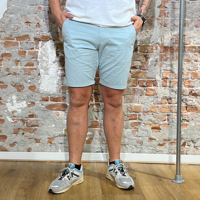 Korte broek short chino FERRY MIST biologisch katoen