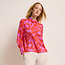 LANIUS blouse met print GRAPHIC DOTS van tencel