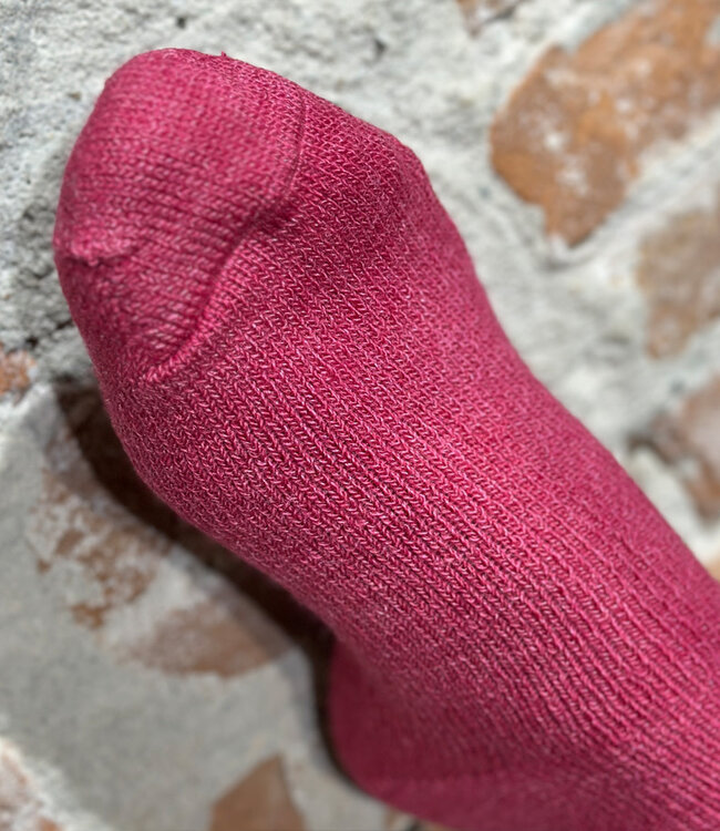 HIRSCH bed yoga sokken 70% wol 30% zijde ELIA ROZE 028 188