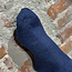 HIRSCH bed yoga sokken 70% wol 30% zijde ELIA BLAUW 028 08