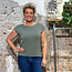 GREENBOMB effen shirt NOVA OLIVE van ecovero