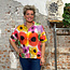 DEDICATED oversized blouse NIBE FLORAL ecovero