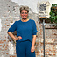 Tranquillo TRANQUILLO ecovero blouse met ballonmouw LUZ BERMUDA