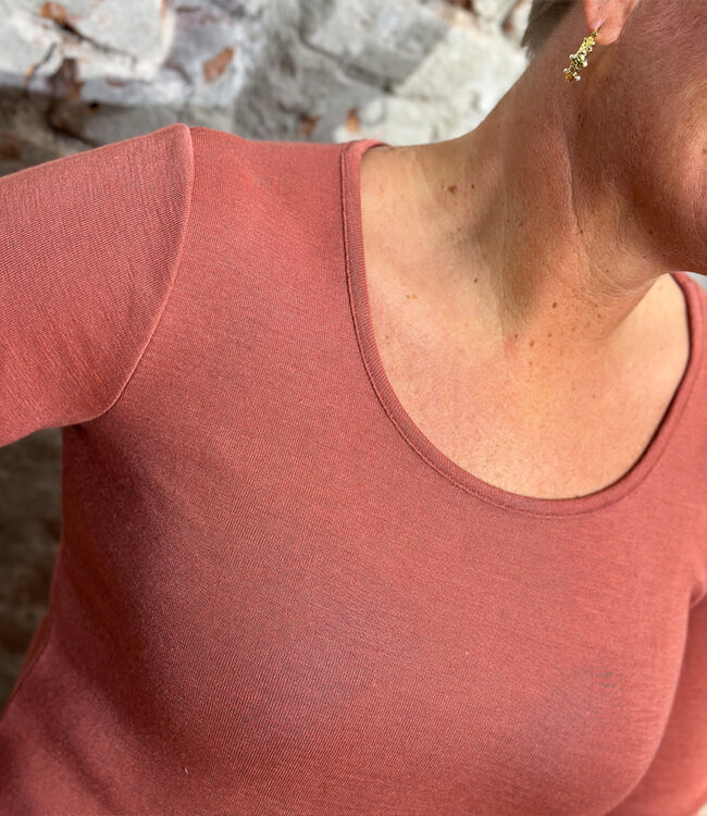 ENGEL Wol zijde LONGSLEEVE dames wollen ondergoed ROSE