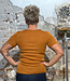 ENGEL Wol zijde shirt korte mouw dames PUMPKIN