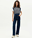 THINKING MU wijde spijkerbroek THERESA DARK DENIM
