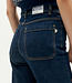 THINKING MU wijde spijkerbroek THERESA DARK DENIM