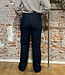 THINKING MU wijde spijkerbroek THERESA DARK DENIM