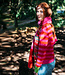 ERIBÉ lamswollen v-hals vest STOBO ROSA