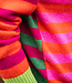 ERIBE gestreepte wollen trui STOBO ROSA reversible