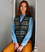 ERIBÉ wollen spencer dames vest KINROSS GARNET