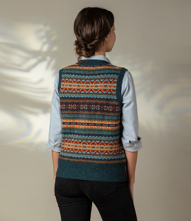 ERIBÉ wollen spencer dames vest KINROSS PRELUDE