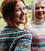 ERIBÉ wollen TRUI extra fijne lamswol dames KINROSS GARNET