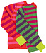 ERIBE gestreepte wollen trui STOBO ROSA reversible