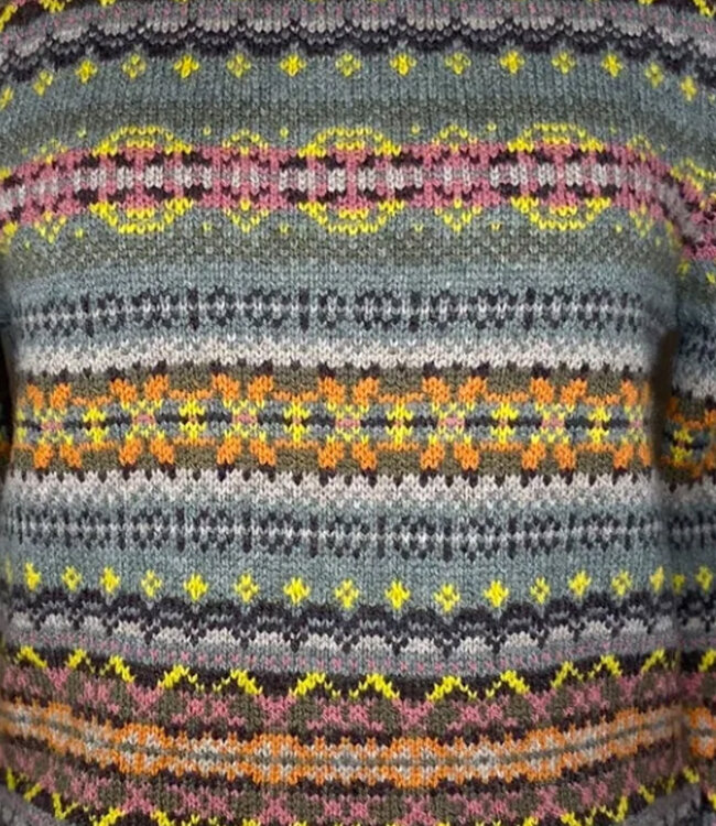 ERIBÉ wollen VEST extra fijne lamswol KINROSS AGATE