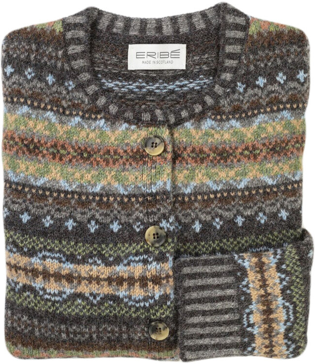 ERIBÉ wollen vest fairisle shetland WESTRAY AVIEMORE