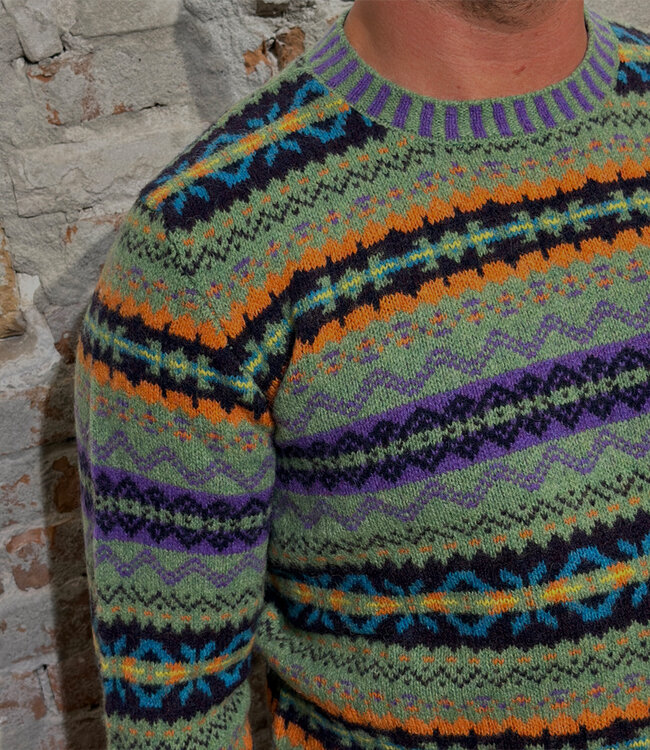 ERIBÉ wollen trui shetland wol supersoft BRODIE RUPERT