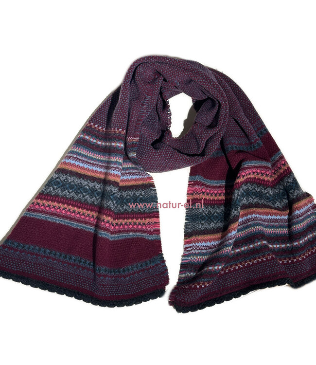 ERIBE Wollen sjaal shawl 100% merino lamswol ALPINE VELVET