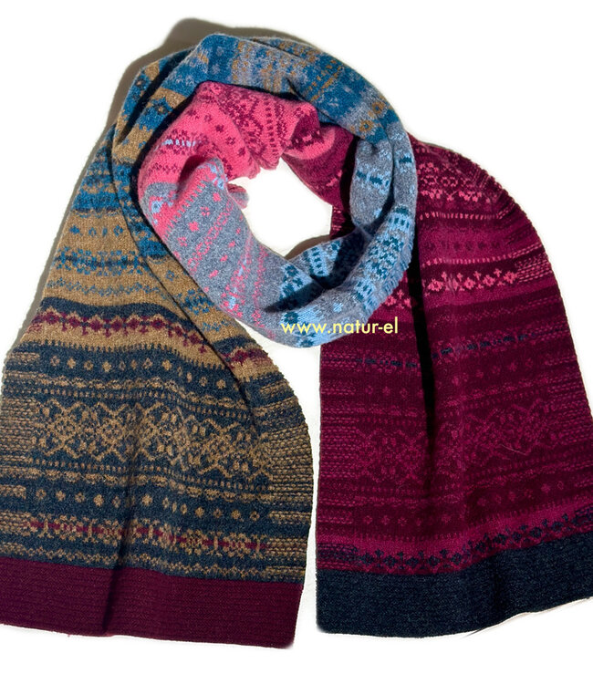 ERIBE Wollen sjaal shawl 100% merino ALLOA VELVET