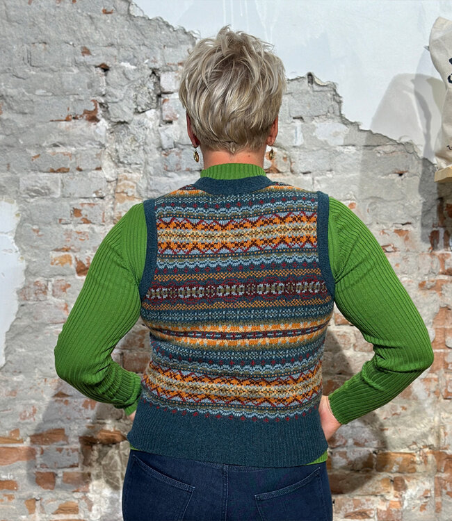 ERIBÉ wollen spencer dames vest KINROSS PRELUDE
