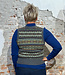 ERIBÉ wollen spencer dames vest KINROSS GARNET