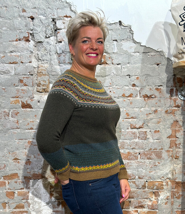 ERIBE wollen TRUI met angora Alpine HIGHLAND