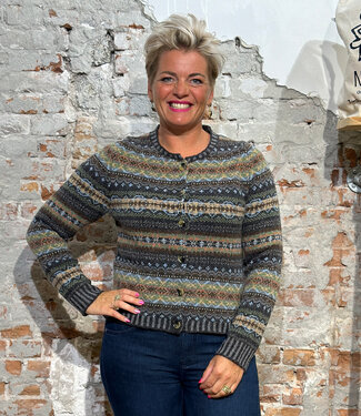 Eribé ERIBÉ wollen vest fairisle shetland WESTRAY AVIEMORE