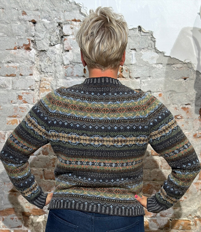 ERIBÉ wollen vest fairisle shetland WESTRAY AVIEMORE