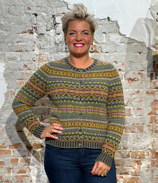 Eribé ERIBÉ wollen VEST extra fijne lamswol KINROSS AGATE