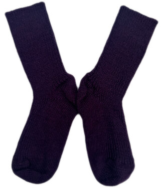 Hirsch Natur HIRSCH NATUR wollen sokken KIND effen AUBERGINE 781 06